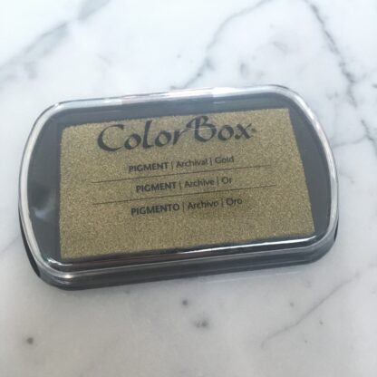 Inktkussen Colorbox - goud