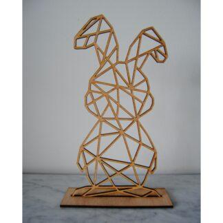 Paasdecoratie - geometrisch konijn