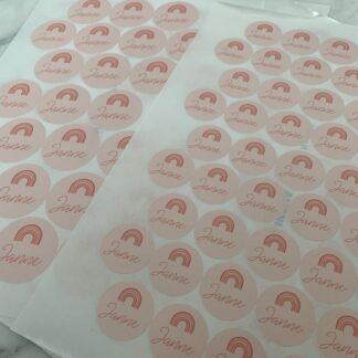 Stickers met print